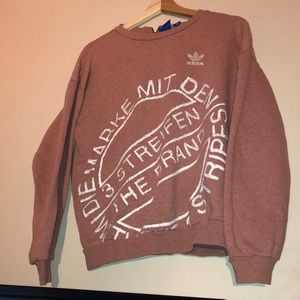 ADIDAS Pink Graphic Crew Neck